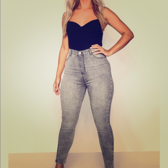 acid washed jeggings